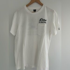 Men's White Pocket Tee